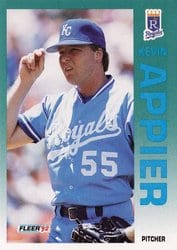 1992 Fleer Base Set Kevin Appier #150 card