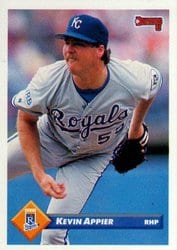 1993 Donruss Base Set Kevin Appier #43 card
