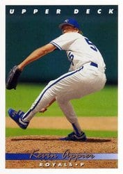1993 Upper Deck Base Set Kevin Appier #89 card