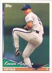 1994 Topps Base Set Kevin Appier #701 card