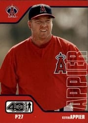 2002 Upper Deck 40-Man Base Set Kevin Appier #2 card