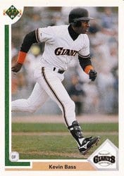 1991 Upper Deck Base Set Kevin Bass #287 card