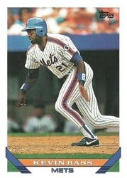 1993 Topps Base Set Kevin Bass #672 card
