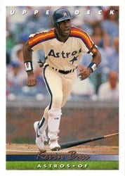 1993 Upper Deck Base Set Kevin Bass #679 card