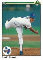 1990 Upper Deck Base Set Kevin Brown #123 card