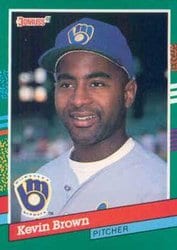 1991 Donruss Base Set Kevin Brown #674 card