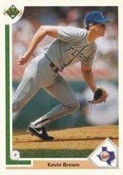1991 Upper Deck Base Set Kevin Brown #472 card