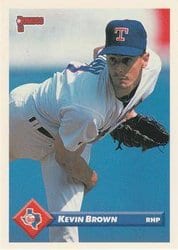 1993 Donruss Base Set Kevin Brown #377 card