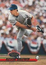 1993 Stadium Club Base Set Kevin Brown #396 card