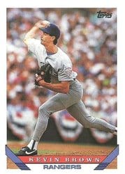 1993 Topps Base Set Kevin Brown #785 card