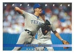 1993 Upper Deck Base Set Kevin Brown #76 card