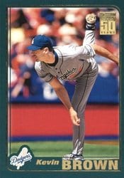 2001 Topps Base Set Kevin Brown #645 card