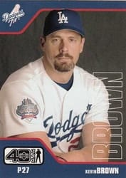 2002 Upper Deck 40-Man Base Set Kevin Brown #679 card
