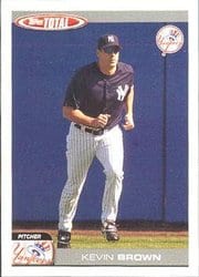 2004 Topps Total Base Set Kevin Brown #1 card