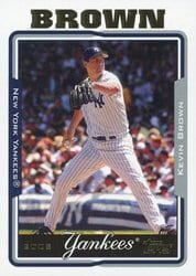 2005 Topps Base Set Kevin Brown #547 card