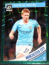 2018 Panini Donruss Kevin De Bruyne Optic Green Velocity #41 card
