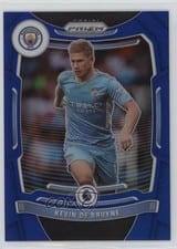 2021 Panini Prizm Premier League Kevin De Bruyne Blue Prizm #12 card