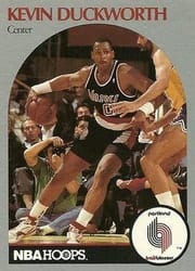 1990-91 Hoops Base Set Kevin Duckworth #246 card
