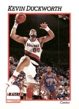 1991-92 Hoops Base Set Kevin Duckworth #175 card