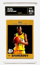 Kevin Durant 2007 Topps #112 Gold