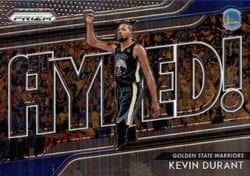 2018-19 Panini Prizm Get Hyped! Kevin Durant #6 card