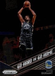 2018-19 Panini Prizm Go Hard or Go Home Kevin Durant #5 card