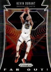 2019-20 Panini Prizm Far Out! Kevin Durant #5 card