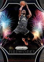 2019-20 Panini Prizm Fireworks Kevin Durant #1 card