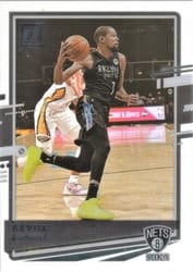 2020-21 Clearly Donruss Base Set Kevin Durant #35 card