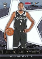 2020-21 Hoops Winter Lights Camera Action Kevin Durant #29 card