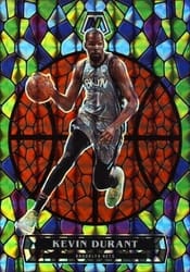 2020-21 Panini Mosaic Stained Glass Kevin Durant #3 card