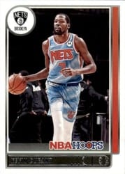 2021-22 Hoops Base Set Kevin Durant #87 card