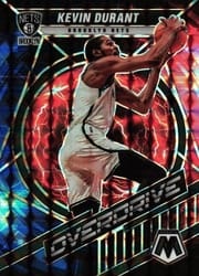 2021-22 Panini Mosaic Overdrive Kevin Durant #9 card