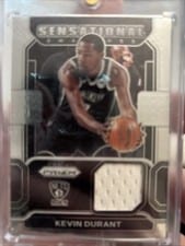2021-22 Panini Prizm Sensational Swatches Kevin Durant #SW-KDR card