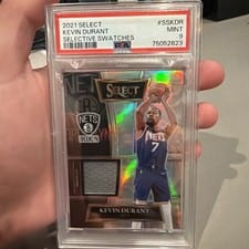 2021-22 Panini Select Selective Swatches Kevin Durant #SS-KDR
