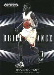 2022 Panini Prizm Draft Picks Brilliance Kevin Durant #BR-KD card