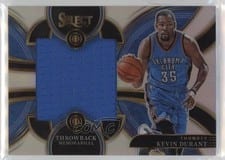 2023-24 Panini Select Throwback Memorabilia Kevin Durant #TM-KD card