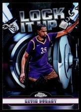 2024-25 Topps Chrome Lock It Up Kevin Durant #LIU-10 card