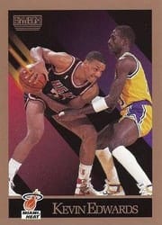 1990-91 SkyBox Base Set Kevin Edwards #146 card