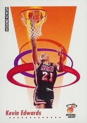1991-92 SkyBox Base Set Kevin Edwards #148 card