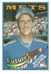 1988 Topps Base Set Kevin Elster #8 card