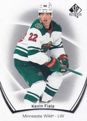 2021-22 SP Authentic Base Set Kevin Fiala #89 card
