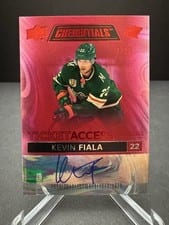 2021-22 Upper Deck Credentials Ticket Access Autos Kevin Fiala #TAA-KF card