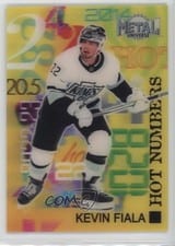 2022-23 SkyBox Metal Universe Hot Numbers Kevin Fiala #HN-23 card