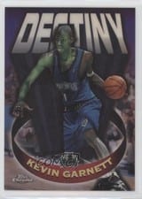 1997 Topps Chrome Destiny Kevin Garnett Refractor #D2 card