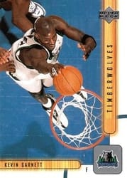2001-02 Upper Deck Base Set Kevin Garnett #99 card