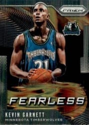 2019-20 Panini Prizm Fearless Kevin Garnett #14 card