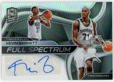 2020-21 Panini Spectra Full Spectrum Signatures Kevin Garnett #FSS-KVG card