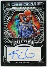 2021-22 Panini Obsidian Galaxy Autographs Kevin Garnett #GA-KGA card
