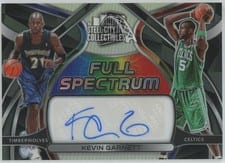 2021-22 Panini Spectra Full Spectrum Signatures Kevin Garnett #FSS-KVG card